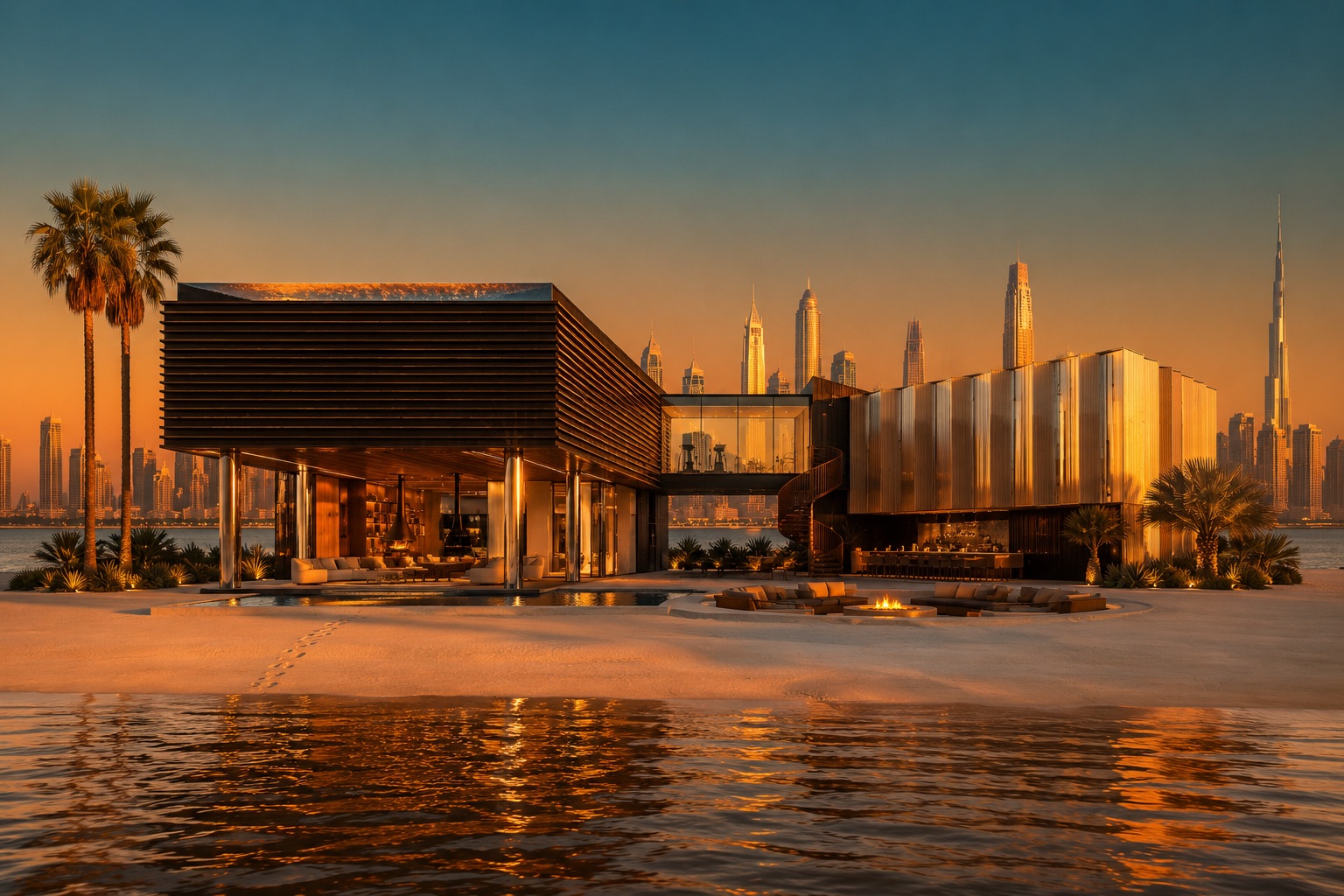 Jumeirah Bay Island Villa — Golden Hour